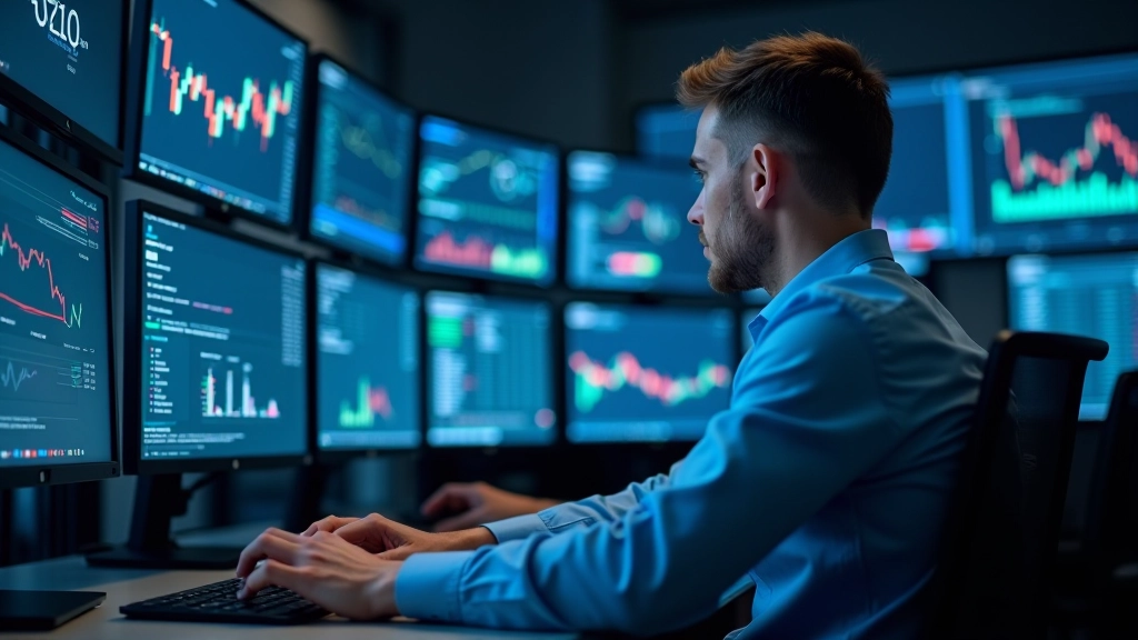 Espace de travail d'analyse financière avec données de marché et graphiques en temps réel