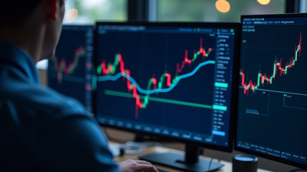 Graphique boursier avec indices de performance des bourses de Paris, Francfort et Amsterdam sur un écran d'ordinateur